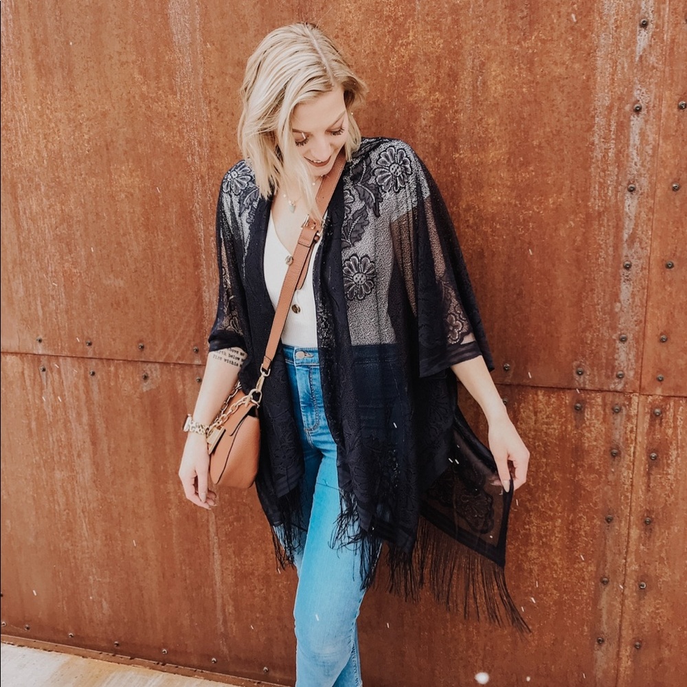 L.I.B New York Lace Kimono